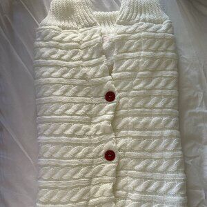 New Sweater Stroller Insert Baby Bunting for Bassinet Stroller Fleece Cover